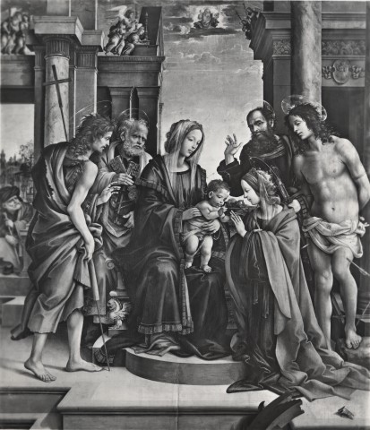 A. Villani e Figli — Filippino Lippi (1459-1504). Lo sposalizio mistico di S. Caterina. S. Domenico (Bologna) — insieme